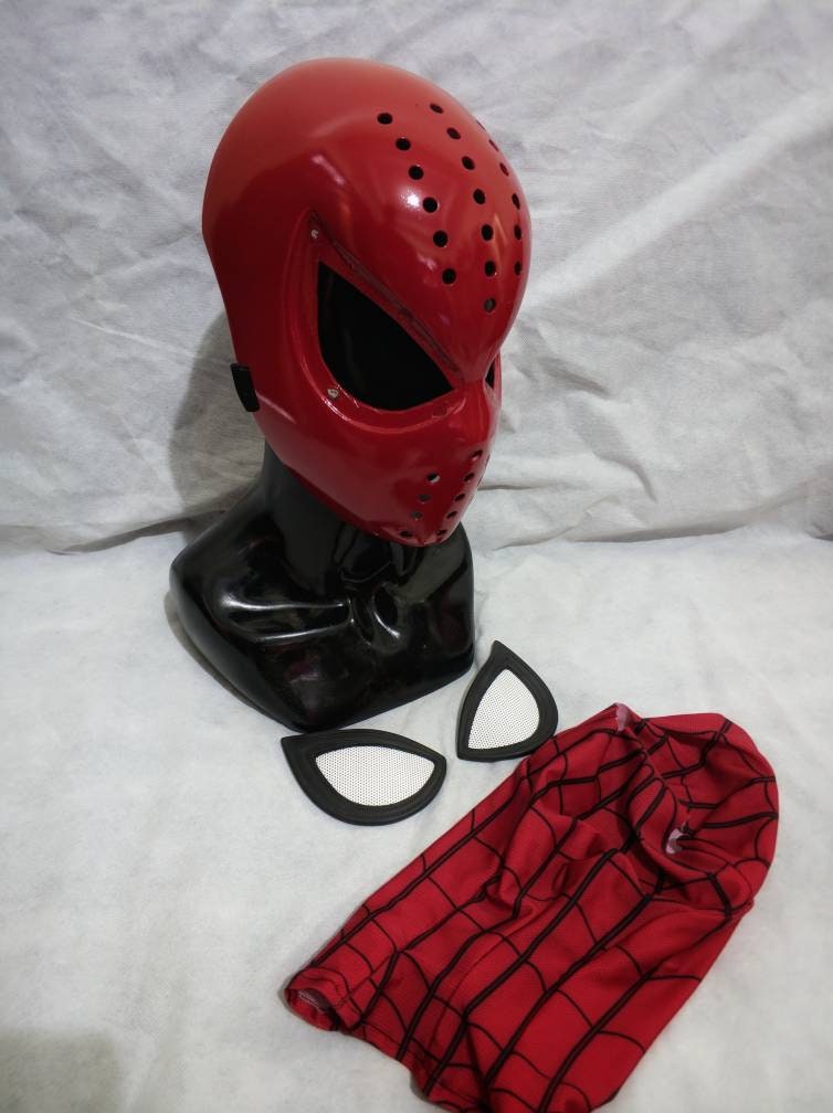Mask + faceshell and lenses Spiderman civilwar/home coming/INfinity war/far from home/no way home