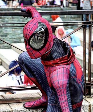 Faceshell Spiderman Ultimate big mirror lenses