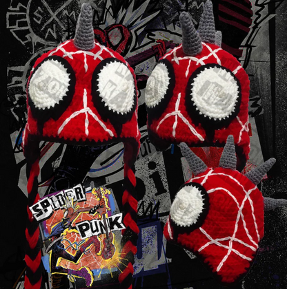 Mayday's Beanie hat from spiderman ATSV / spider punk / miles / gwen