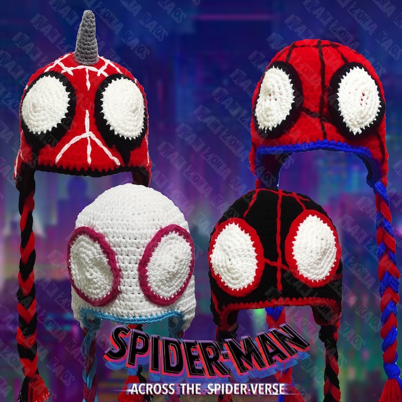 Mayday's Beanie hat from spiderman ATSV / spider punk / miles / gwen