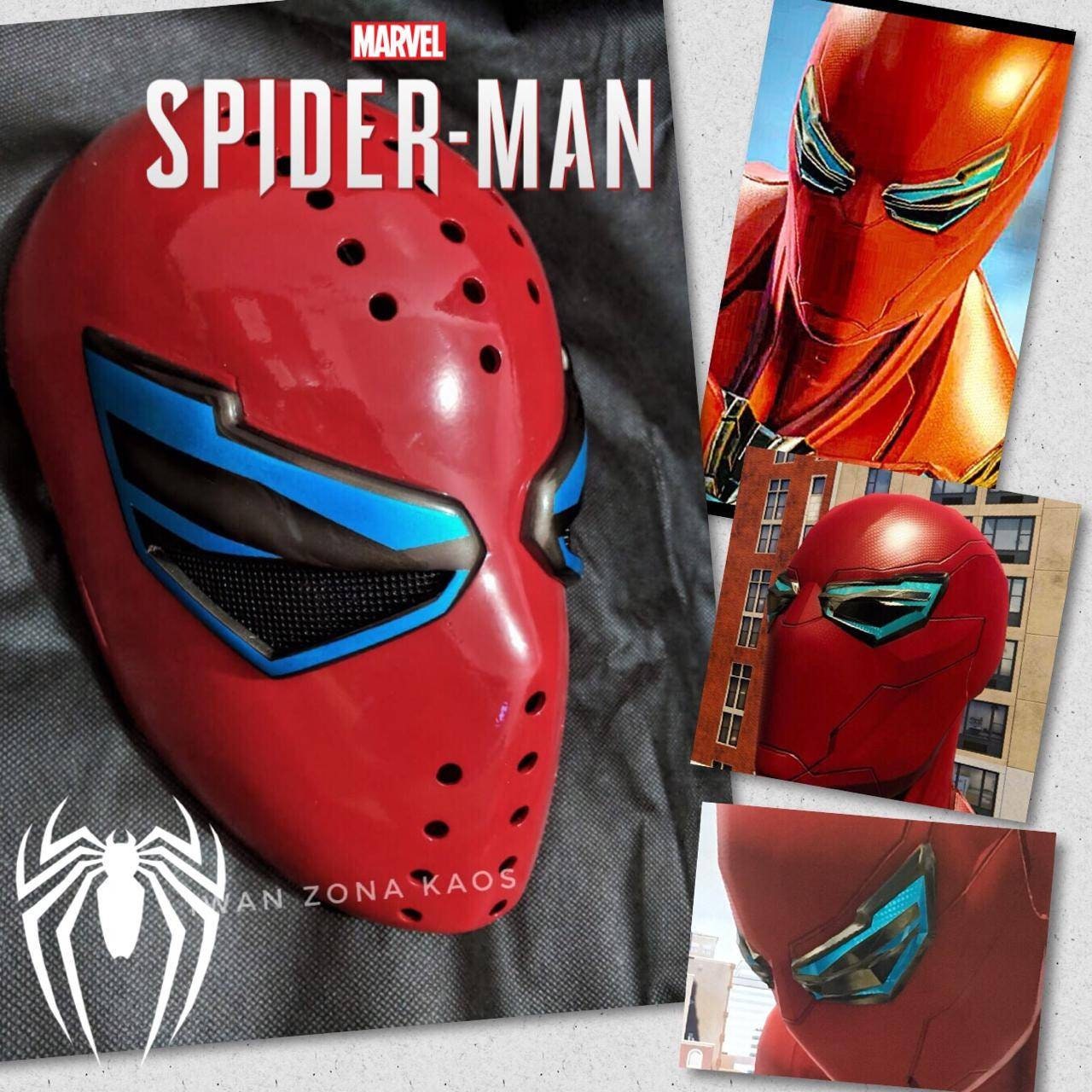 V2 Velocity faceshell and lenses spiderman game ps4 insomniac