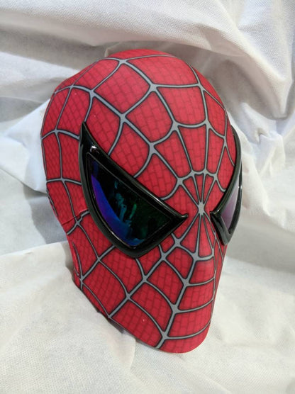 Mask Spiderman Raimi faceshell and rainbow mirror lenses