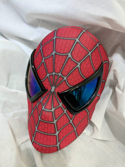 Mask Spiderman Raimi faceshell and rainbow mirror lenses