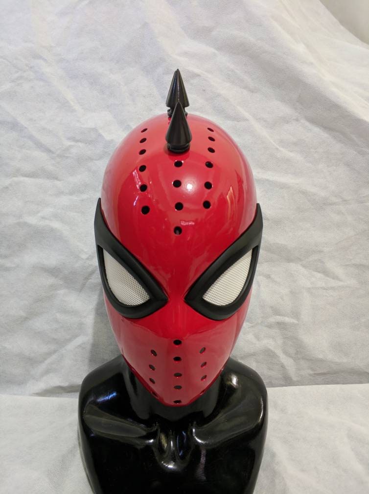 Spider punk faceshell and lenses with spike magnetic