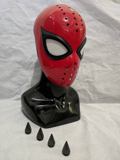 Spider punk faceshell and lenses with spike magnetic