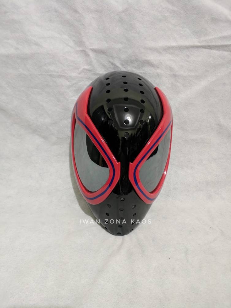 Miles Morales big lenses with lines blue