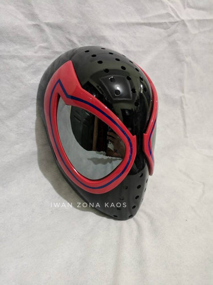 Miles Morales big lenses with lines blue