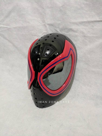 Miles Morales big lenses with lines blue