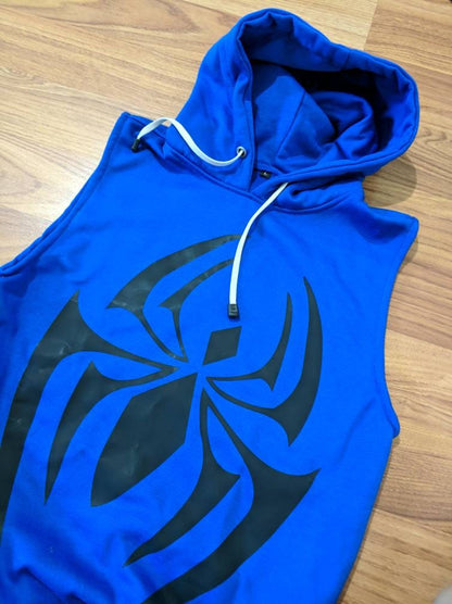 Blue Scarlet spiderman vest Hoodie jacket