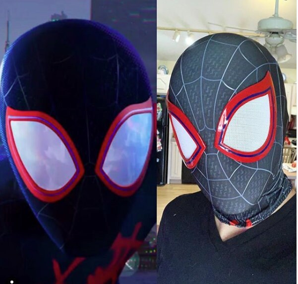 Miles Morales into spider verse Shell and lenses