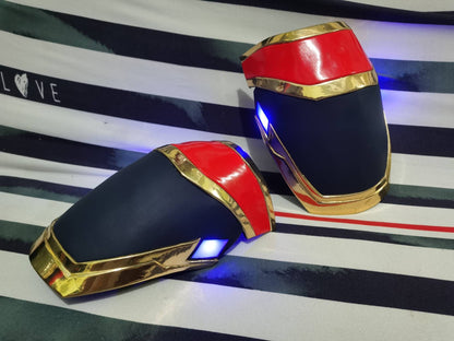 Iron spider shoulder pads (x2) with leds spiderman