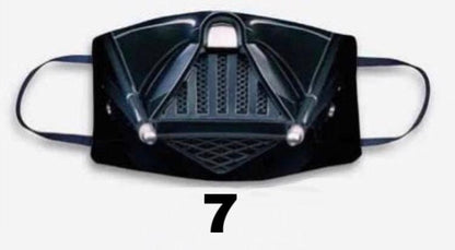 Face mask / face cover marvel dc anime movie