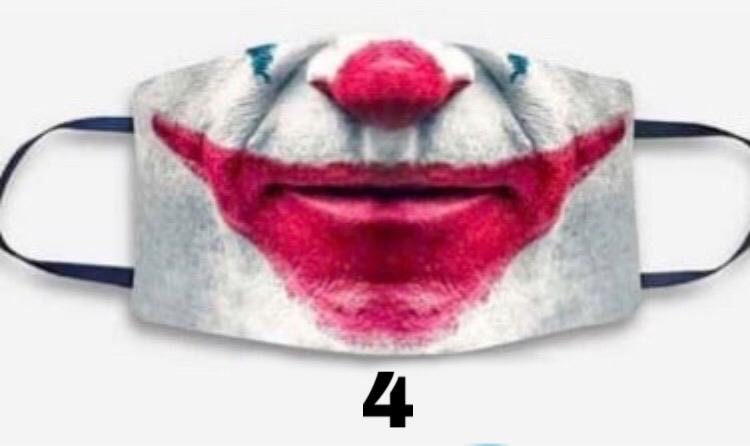 Face mask / face cover marvel dc anime movie