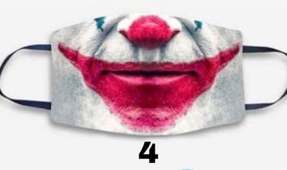 Face mask / face cover marvel dc anime movie