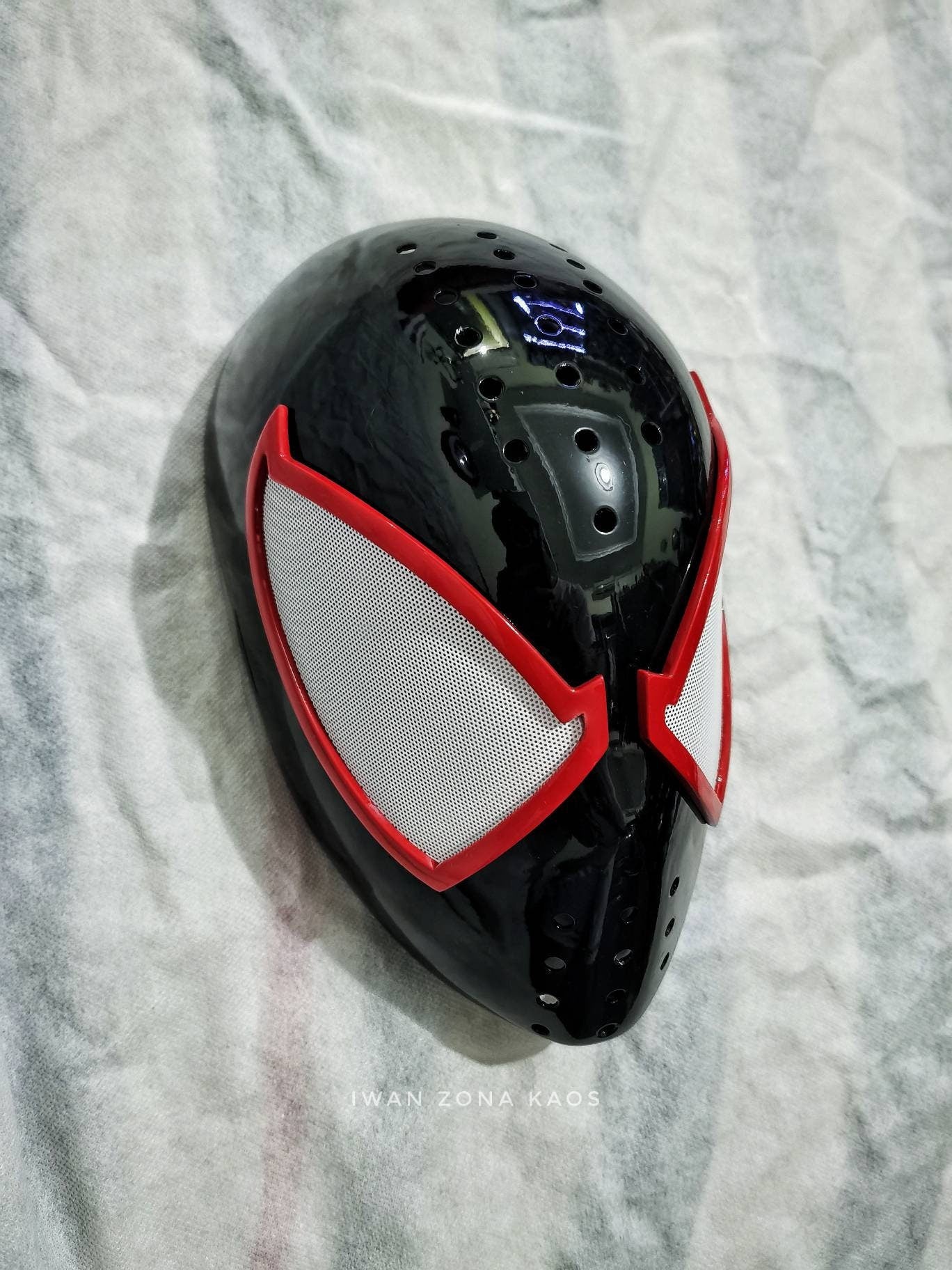 Scarlet spider ps4 / spiderman scarlet shell and lenses / faceshell scarlet