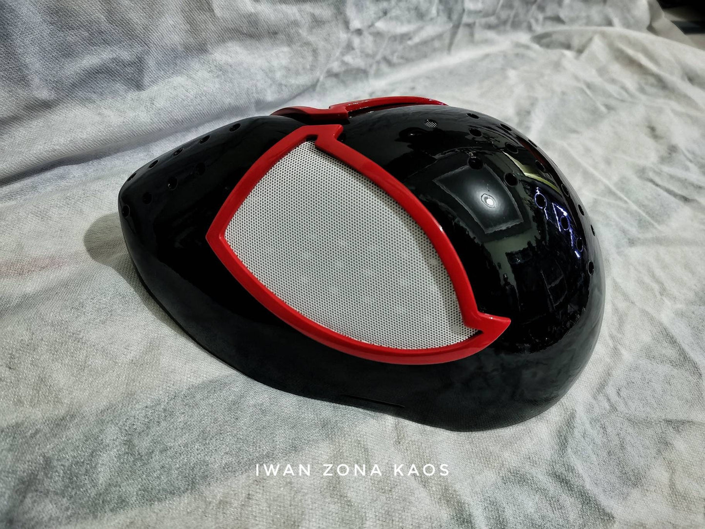 Scarlet spider ps4 / spiderman scarlet shell and lenses / faceshell scarlet