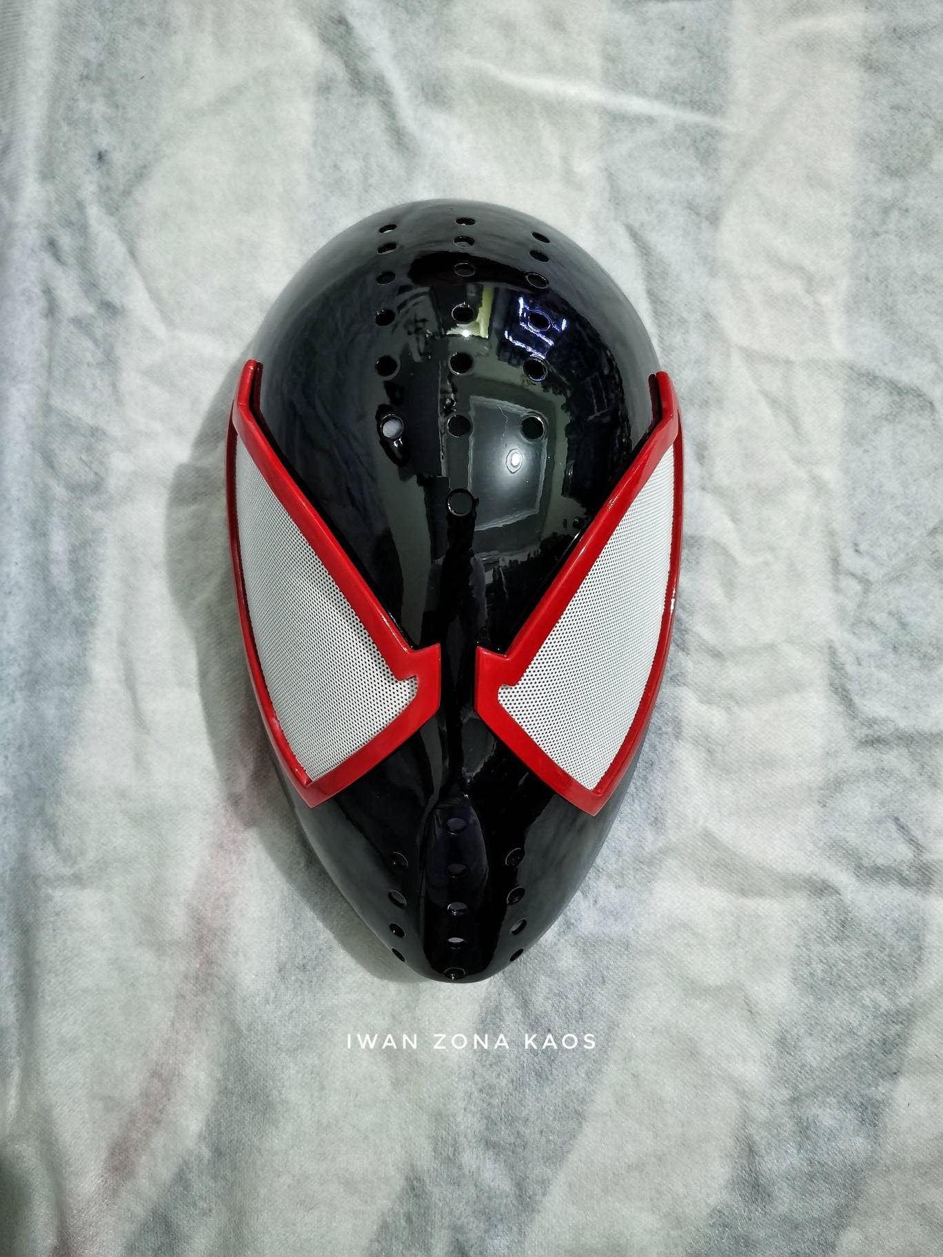 Scarlet spider ps4 / spiderman scarlet shell and lenses / faceshell scarlet