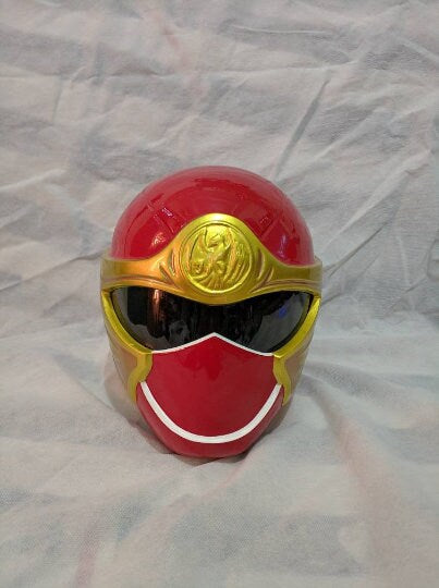 Red helmet ninja strom / hurricane power rangers (free shipping)