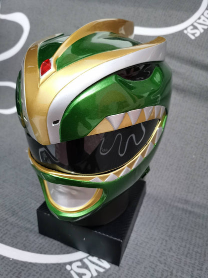 Green ranger bat in the sun helmet