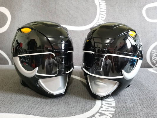 black ranger MMPR / mastodon sentries helmet