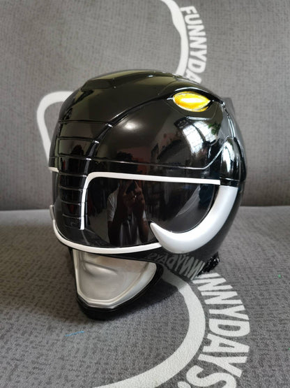 black ranger MMPR / mastodon sentries helmet