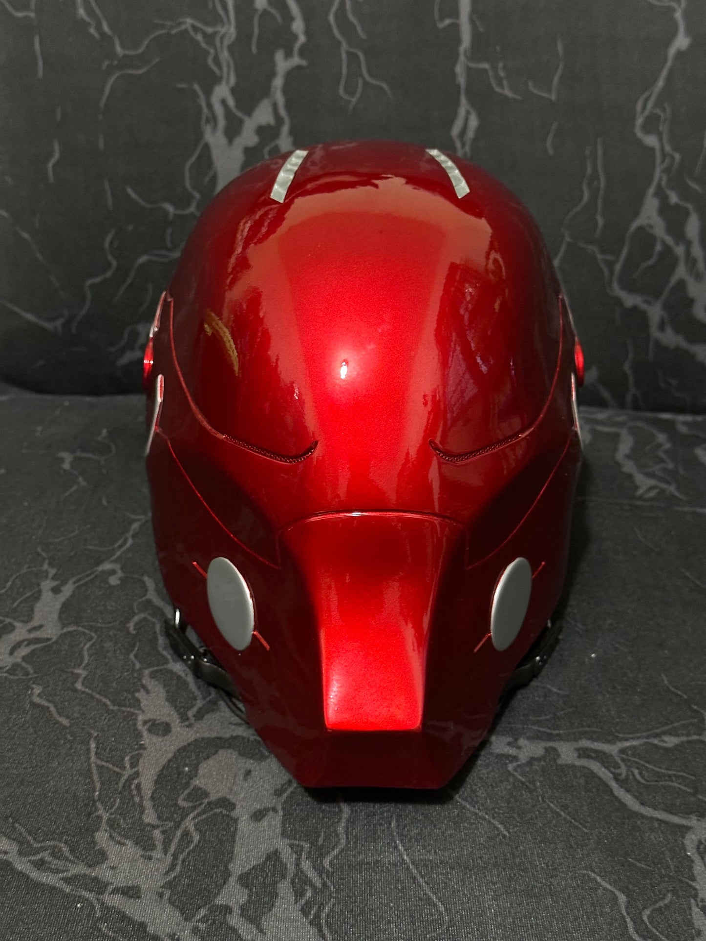 Red hood Arkham knight Helmet Mask Jason Todd Halloween Costume props