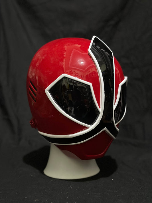 Power Rangers red Samurai helmet / red Samurai Sentai Shinkenger helmet