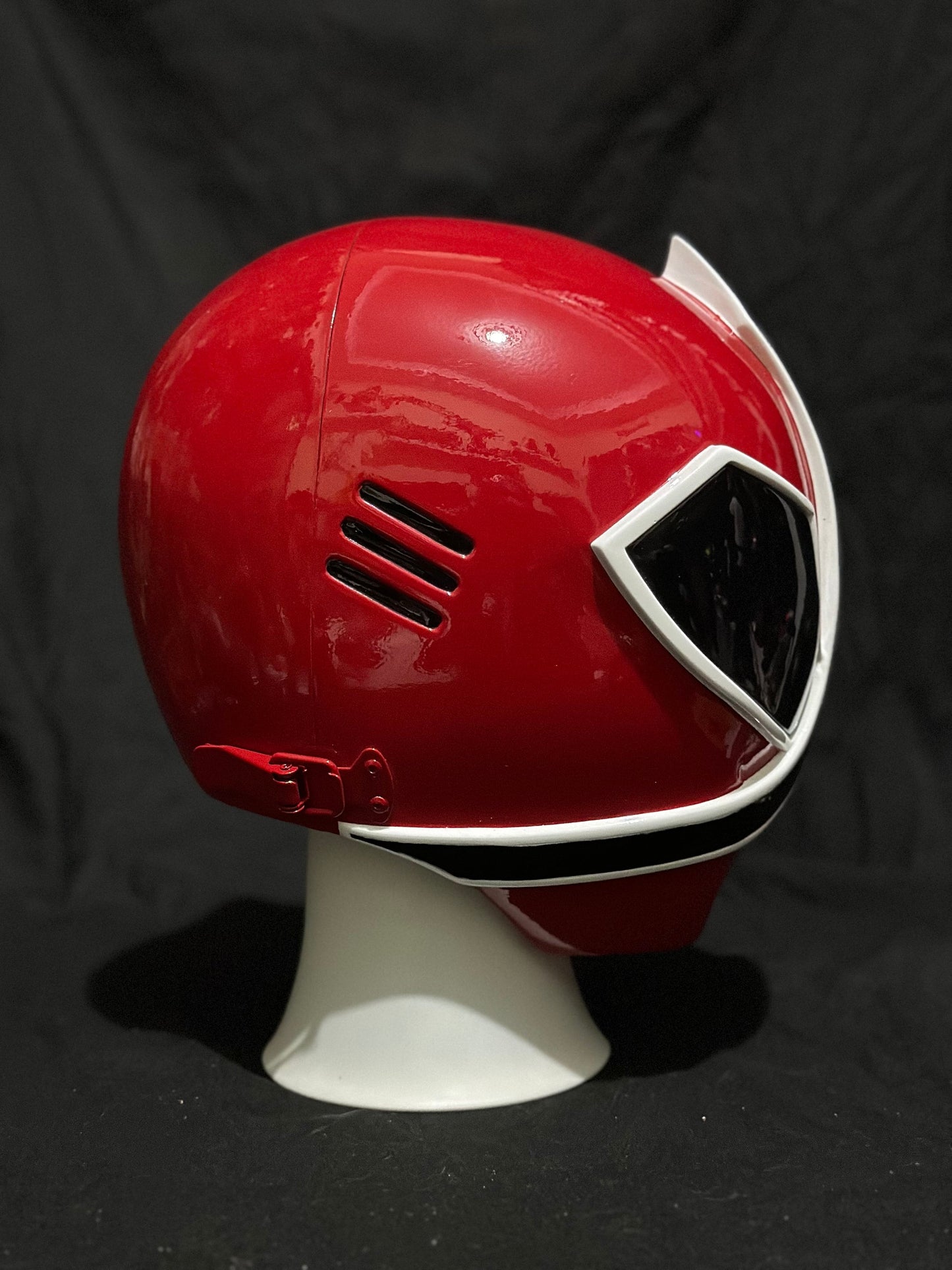 Power Rangers red Samurai helmet / red Samurai Sentai Shinkenger helmet