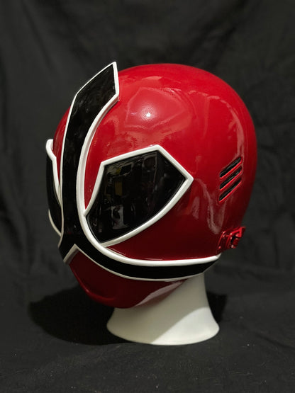Power Rangers red Samurai helmet / red Samurai Sentai Shinkenger helmet