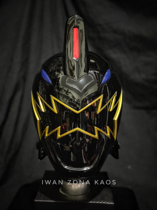 dino thunder black helmet / bakuryuu sentai abaranger helmet