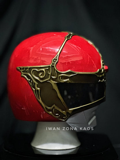 Goggle red dai sentai helmet / power ranger helmet
