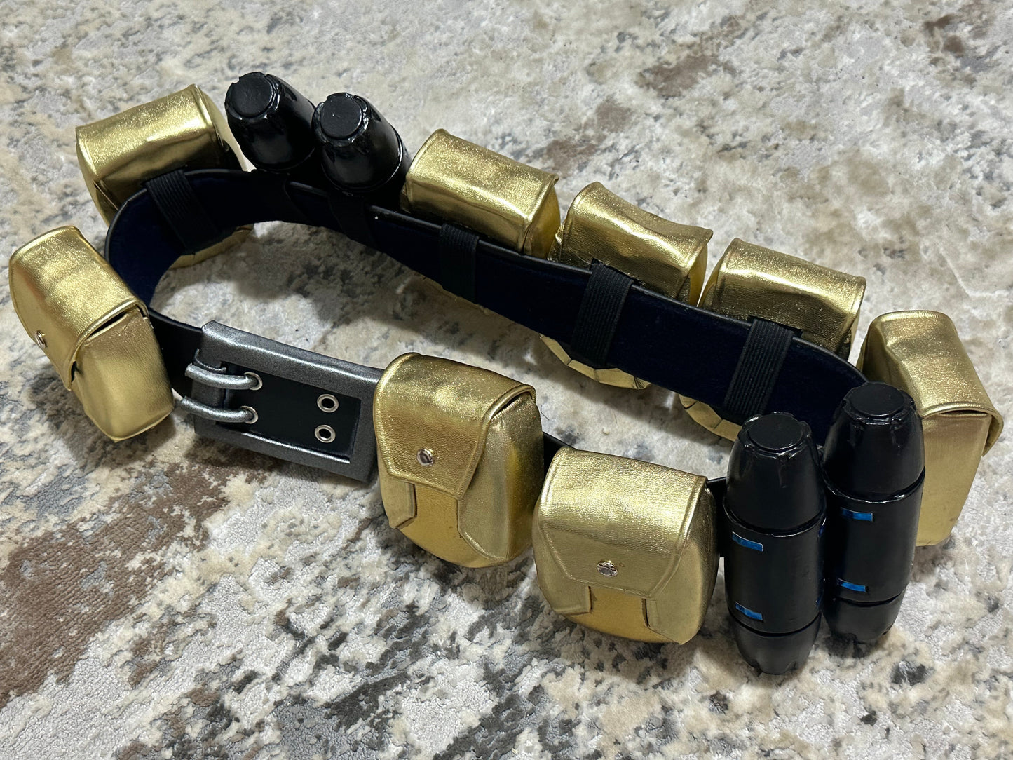 Cyborg spiderman / eye / cyborg arm / belt